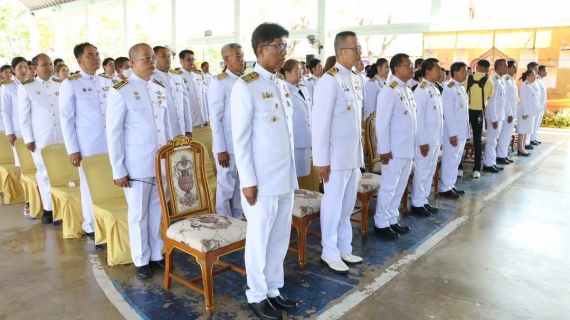 ไฟล์แนบ กปภ.สาขาสมุทรสงคราม ร่วมพิธีถวายราชสักการะพระบาทสมเด็จพระบรมชนกาธิเบศร มหาภูมิพลอดุลยเดชมหาราช บรมนาถบพิตร พระบิดาแห่งมาตรฐานการช่างไทยเนื่องในงานวันมาตรฐานฝีมือแรงงานแห่งชาติ ประจำปี พ.ศ. 2568