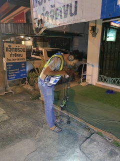 ไฟล์แนบ การประปาส่วนภูมิภาคสาขาพัทลุง จัดกิจกรรมเดินหาท่อรั่ว ในพื้นที่ DMA-03-04 โซนศูนย์ราชการ