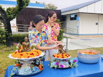 ไฟล์แนบ กปภ.สาขาราชบุรี จัดกิจกรรมสรงน้ำพระพุทธรูป และพิธีรดน้ำขอพรผู้บริหาร เนื่องในเทศกาลสงกรานต์  ประจำปี 2568