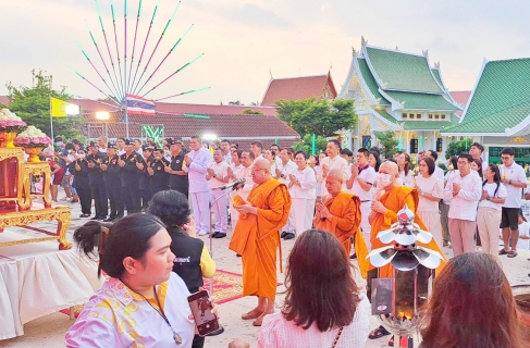 ไฟล์แนบ กปภ.สาขาปทุมธานี(พ) ร่วมเวียนเทียนในกิจกรรมส่งเสริมพระพุทธศาสนา เนื่องในเทศกาลวันวิสาขบูชา