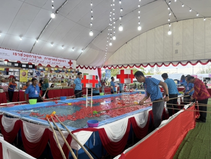 ไฟล์แนบ กปภ.สาขานราธิวาส ได้รับมอบหมายปฏิบัติหน้าที่ร้านนาวากาชาด และร่วมมอบของรางวัลงานกาชาด งานประจำจังหวัดนราธิวาส ประจำปี 2568 