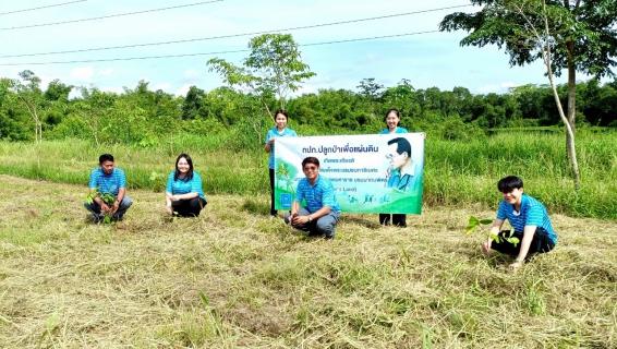 ไฟล์แนบ การประปาส่วนภูมิภาคสาขาปากน้ำประแสร์ ดำเนินโครงการปลูกป่าเพื่อแผ่นดิน