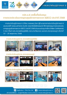 ไฟล์แนบ ตรวจประเมินมาตรฐานศูนย์ราชการสะดวก (GECC) ประจำปี 2568  