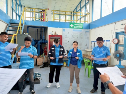 ไฟล์แนบ กปภ.สาขาตะกั่วป่า ร่วมกับ งานควบคุมคุณภาพน้ำ 2 กปภ.เขต 4 ทำการทดสอบ On-the-Job Training แผนและแนวทางการลดระยะเวลาล้างกรองที่เหมาะสม
