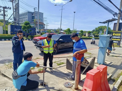 ไฟล์แนบ กปภ.สาขาสมุทรสาคร (พ) ดำเนินการปรับพื้นที่การจ่ายน้ำ