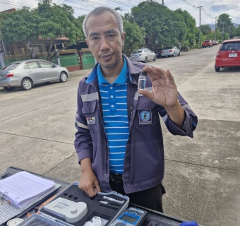 ไฟล์แนบ กปภ.สาขาภูเก็ต นำทีมลงพื้นที่ บริเวณหมู่บ้านภูเก็ตวิลล่า ดาวรุ่ง ตำบลวิชิต อำเภอเมือง จังหวัดภูเก็ต เพื่อดำเนินการตรวจสอบคุณภาพน้ำ