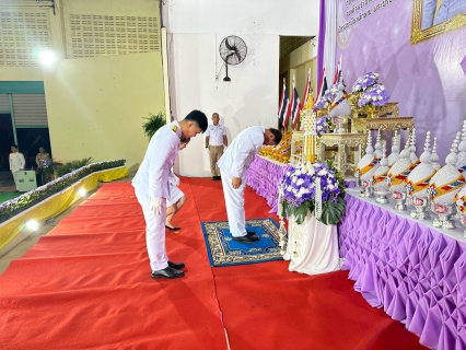 ไฟล์แนบ การประปาส่วนภูมิภาคสาขากบินทร์บุรี  เข้าร่วมพิธีทำบุญตักบาตรถวายพระราชกุศล และพิธีถวายเครื่องราชสักการะและวางพานพุ่ม และพิธีจุดเทียนถวายพระพรชัยมงคล  เนื่องในโอกาสวันเฉลิมพระชนมพรรษา 3 มิถุนายน 2568   สมเด็จพระนางเจ้าสุทิดา พัชรสุธา พิมลลักษณ พระบรมราชินี ร่วมกับที่ว่าการอำเภอกบินทร์บุรี