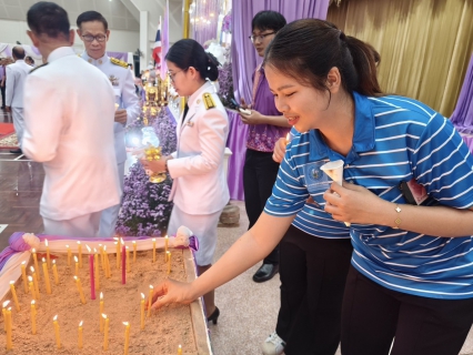 ไฟล์แนบ กปภ.สาขาขลุง เข้าร่วมพิธีถวายเครื่องราชสักการะและวางพานพุ่ม พร้อมจุดเทียนถวายพระพรชัยมงคลเนื่องในกิจกรรมเฉลิมพระเกียรติสมเด็จพระนางเจ้าสุทิดา พัชรสุธาพิมลลักษณ พระบรมราชินี เนื่องในโอกาสวันเฉลิมพระชนมพรรษา 3 มิถุนายน 2568
