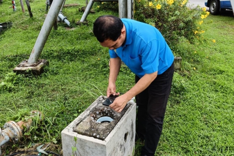 ไฟล์แนบ กปภ.สาขาระนอง ลงพื้นที่สุ่มอ่านมาตรวัดน้ำออนไลน์ ประจำเดือน พฤษภาคม 2568