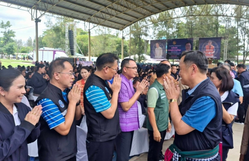ไฟล์แนบ กปภ.ข.7 และ กปภ.สาขากุมภวาปี ให้การต้อนรับ มท.1 ลงพื้นที่ศรีธาตุ รับฟังปัญหาประชาชน  หนุนกิจกรรม "1 ตำบล 1 ถนนสวยงาม"