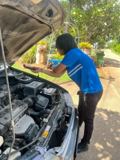 ไฟล์แนบ ซ่อมได้  รถสตาร์ทไม่ติด ชาว กปภ.สาขาเถิน ก็ซ่อมให้ 