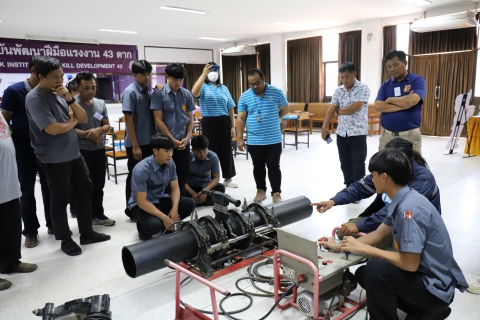 ไฟล์แนบ กปภ.ข.10 ร่วมกับ กปภ.สาขาตาก และสถาบันพัฒนาฝีมือแรงงาน 43 ตาก จัดโครงการฝึกอาชีพประปาให้ประชาชน ประจำปี 2568