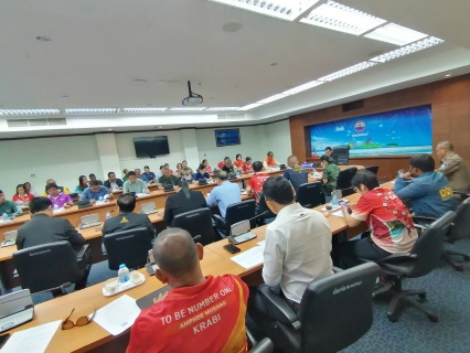 ไฟล์แนบ การประปาส่วนภูมิภาคสาขากระบี่ เข้าร่วมประชุมเตรียมความพร้อมการฝึกการป้องกันและบรรเทาสาธารณภัย ประจำปีงบประมาณ พ.ศ.2568 กรณีสึนามิ จังหวัดกระบี่