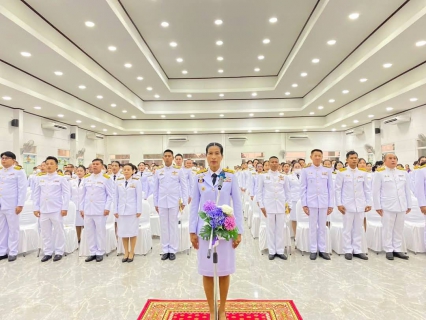 ไฟล์แนบ กปภ.สาขาพนัสนิคม เข้าร่วม พิธีถวายเครื่องราชสักการะและวางพานพุ่ม และพิธีจุดเทียนถวายพระพรชัยมงคล เนื่องในโอกาสวันเฉลิมพระชนมพรรษา สมเด็จพระนางเจ้าสุทิดา พัชรสุธาพิมลลักษณ พระบรมราชินี