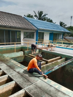 ไฟล์แนบ การประปาส่วนภูมิภาคสาขาอ่าวลึก ดำเนินการล้างถังตกตะกอน ภายใต้โครงการ บริหารจัดการน้ำสะอาด Water Safety Plan ณ หน่วยบริการปลายพระยา