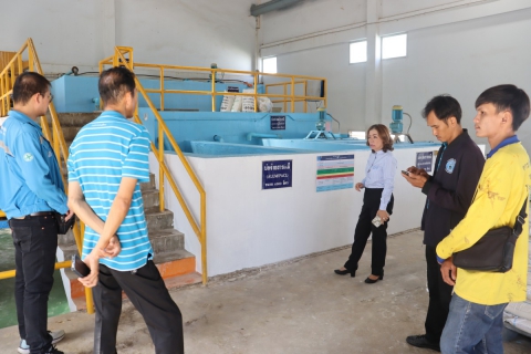 ไฟล์แนบ ผจก.กปภ.สาขามหาสารคาม พร้อมด้วยผู้บริหาร ตรวจติดตามโครงการโรงกรองน้ำสะอาด สถานีผลิตน้ำห้วยคะคาง ต.ตลาด อ.เมือง จ.มหาสารคาม 
