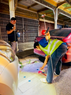 ไฟล์แนบ กปภ.สาขาท่ามะกาลงพื้นที่สำรวจหาท่อแตกท่อรั่ว