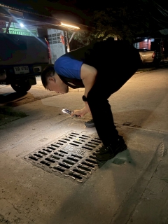 ไฟล์แนบ กปภ.สาขาขอนแก่น (พ)  รวมพลังมุ่งลดน้ำสูญเสีย  ลงพื้นที่สำรวจหาท่อแตกรั่ว