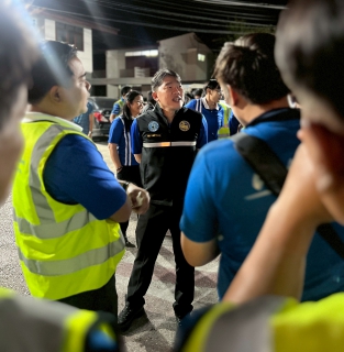 ไฟล์แนบ กปภ.สาขาขอนแก่น (พ)  รวมพลังมุ่งลดน้ำสูญเสีย  ลงพื้นที่สำรวจหาท่อแตกรั่ว