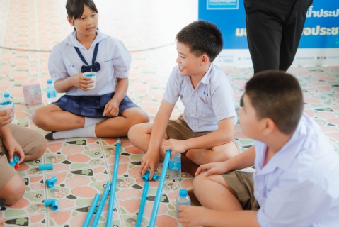 ไฟล์แนบ การประปาส่วนภูมิภาคสาขาพะเยา จัดกิจกรรมโครงการ อาสาประปาเพื่อปวงชน เพื่อสร้างจิตสำนึกที่ดีให้เยาวชนตระหนักถึงคุณค่าของทรัพยากรน้ำ ณ โรงเรียนบ้านร่องห้า ตำบลบ้านต๋อม อำเภอเมืองพะเยา จังหวัดพะเยา