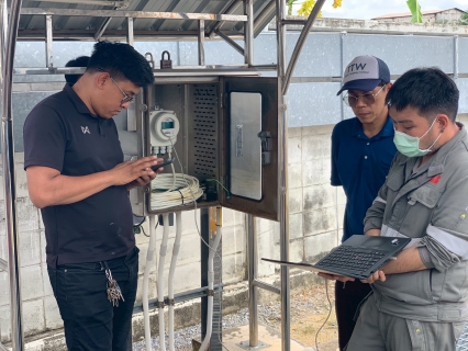 ไฟล์แนบ กปภ.สาขาอ้อมน้อย ร่วมตรวจสอบและทดสอบความเที่ยงตรงของมาตรวัดน้ำหลัก ครั้งที่ 2 ประจำปี 2568