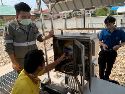 ไฟล์แนบ กปภ.สาขาอ้อมน้อย ร่วมตรวจสอบและทดสอบความเที่ยงตรงของมาตรวัดน้ำหลัก ครั้งที่ 2 ประจำปี 2568