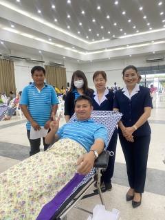 ไฟล์แนบ กปภ.สาขาขาณุวรลักษบุรี ร่วมบริจาคโลหิตพร้อมสนับสนุนน้ำดื่มบรรจุขวดตราสัญญลักษณ์ กปภ.