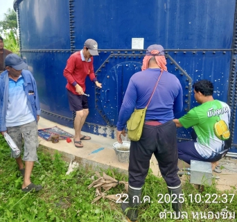 ไฟล์แนบ กปภ.สาขาขลุง ดำเนินการล้างถังน้ำใสภายใต้โครงการจัดการน้ำสะอาด (Water Safety Plan : WSP)