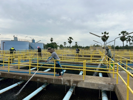 ไฟล์แนบ การประปาส่วนภูมิภาคสาขาเพชรบุรี ล้างถังตกตะกอนตามแผนงาน โครงการ "การบริหารจัดการน้ำสะอาด (Water Safety Plan : WSP)
