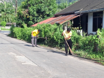 ไฟล์แนบ การประปาส่วนภูมิภาคสาขาอ่าวลึก กิจกรรมโครงการรวมพลังจิตอาสา ประชารัฐร่วมใจ ทำความสะอาด เก็บกวาดถนน ปรับภูมิทัศน์ให้กับชุมชนเขาพระ - เขาราง