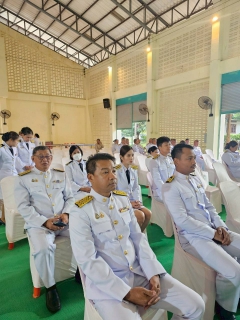ไฟล์แนบ การประปาส่วนภูมิภาคสาขากบินทร์บุรี  เข้าร่วมพิธีทำบุญตักบาตรถวายพระราชกุศล และพิธีถวายเครื่องราชสักการะและวางพานพุ่ม และพิธีจุดเทียนถวายพระพรชัยมงคล เฉลิมพระเกียรติพระบาทสมเด็จพระเจ้าอยู่หัว เนื่องในโอกาสวันเฉลิมพระชนมพรรษา 28 กรกฎาคม 2568 ร่วมกับที่ว่าการอำเภอกบินทร์บุรี