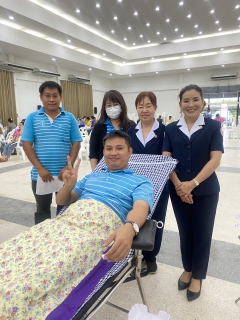 ไฟล์แนบ กปภ.สาขาขาณุวรลักษบุรี ร่วมบริจาคโลหิตพร้อมสนับสนุนน้ำดื่มบรรจุขวดตราสัญญลักษณ์ กปภ.