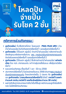 ไฟล์แนบ กปภ.สาขาขอนแก่น (พ) จัดกิจกรรม โหลดปุ๊บ จ่ายปั๊บ รับโชค 2 ชั้น ลุ้นรับทอง