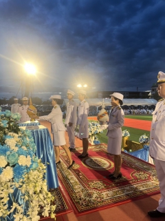 ไฟล์แนบ           กปภ.ข.1 เข้าร่วมพิธีถวายเครื่องราชสักการะและวางพานพุ่ม พร้อมพิธีจุดเทียนถวายพระพรชัยมงคล แด่สมเด็จพระนางเจ้าสิริกิติ์ พระบรมราชินีนาถ พระบรมราชชนนีพันปีหลวง