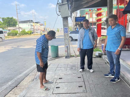 ไฟล์แนบ กปภ.สาขากระบี่ ลงพื้นที่สำรวจหาท่อแตกท่อรั่วเชิงรุก (ALC) บริเวณพื้นที่ ถนนเทศบาล 1 ตำบลเหนือคลอง อำเภอเหนือคลอง จังหวัดกระบี่ 