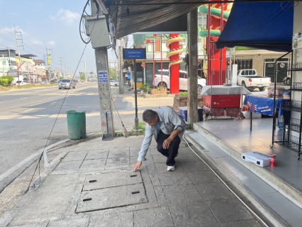 ไฟล์แนบ กปภ.สาขากระบี่ ลงพื้นที่สำรวจหาท่อแตกท่อรั่วเชิงรุก (ALC) บริเวณพื้นที่ ถนนเทศบาล 1 ตำบลเหนือคลอง อำเภอเหนือคลอง จังหวัดกระบี่ 