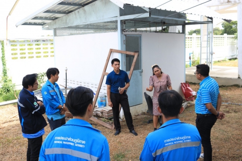 ไฟล์แนบ การประปาส่วนภูมิภาคสาขาปทุมธานี (พ) ลงพื้นที่โรงเรียนจุฬาภรณ์ เพื่อให้คำแนะนำด้านการติดตั้งและดูแลระบบประปาภายในโรงเรียน ในวันที่ 5 กันยายน 2568