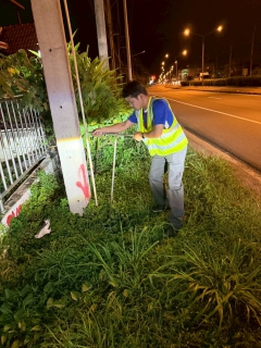 ไฟล์แนบ กปภ.สาขาท่ามะกาลงพื้นที่ ทำ Step Test ค้นหาท่อแตกรั่ว