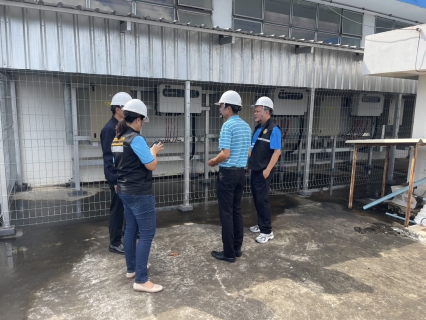 ไฟล์แนบ รปก.2 ลงพื้นที่ตรวจเยี่ยม โครงการระบบผลิตไฟฟ้าจากโซล่าเซลล์ (Solar Rooftop) กปภ.สาขาขอนแก่น (พ)