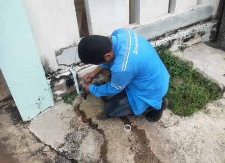 ไฟล์แนบ กปภ.สาขากำแพงเพชร ส่ง 'มิสเตอร์ประปา' ตรวจสอบ แก้ไขปัญหาประตูน้ำรั่วอย่างรวดเร็ว