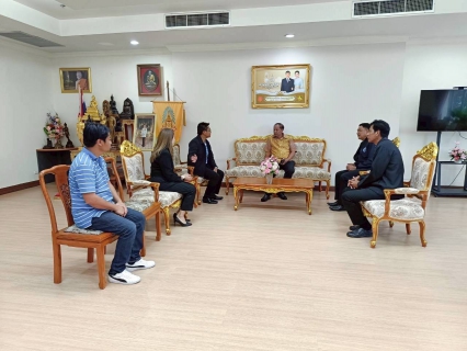 ไฟล์แนบ กปภ.สาขากุยบุรี ร่วมเข้าพบผู้ว่าราชการจังหวัดประจวบคีรีขันธ์ เพื่อแจ้งให้ทราบการย้ายมาดำรงตำแหน่งใหม่ของผู้จัดการ กปภ.ในสังกัด กปภ.เขต 3