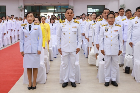 ไฟล์แนบ กปภ.สาขากำแพงเพชร ร่วมพิธีวางพวงมาลาถวายราชสักการะ เนื่องในวันนวมินทรมหาราช 13 ตุลาคม 2568