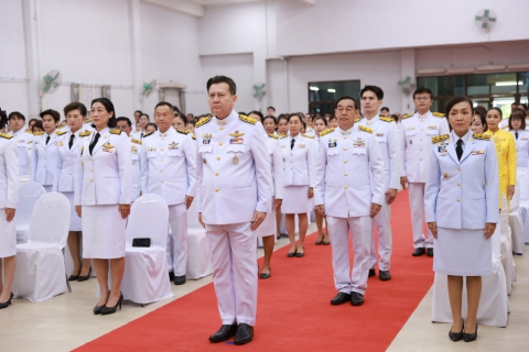 ไฟล์แนบ กปภ.สาขากำแพงเพชร ร่วมพิธีวางพวงมาลาถวายราชสักการะ เนื่องในวันนวมินทรมหาราช 13 ตุลาคม 2568