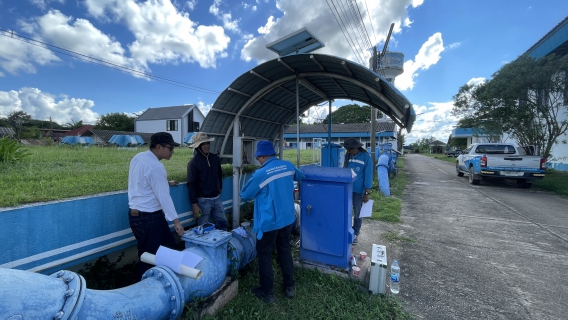 ไฟล์แนบ กปภ.สาขากำแพงเพชร ลงพื้นที่วัด Flow ท่อ HDPE 315 มม. เพื่อวิเคราะห์และเพิ่มประสิทธิภาพการบริหารจัดการน้ำในพื้นที่