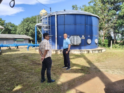 ไฟล์แนบ ลงพื้นที่เข้าตรวจเยี่ยมสถานีผลิต-จ่ายน้ำ ในความรับผิดชอบ กปภ.สาขาพนมสาคาม