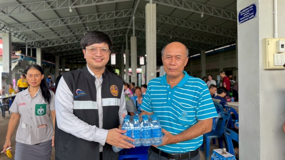 ไฟล์แนบ กปภ.สาขาตราด เข้าร่วมโครงการจังหวัดตราดรวมใจ บริการเคลื่อนที่ รับฟังทุกข์สุขประชาชน ร่วมกับหน่วยแพทย์เคลื่อนที่ พอ.สว. ประจำจังหวัดกิจกรรมเทิดพระเกียรติเนื่องในวันคล้ายวันพระราชสมภพสมเด็จพระศรีนครินทราบรมราชชนนี 