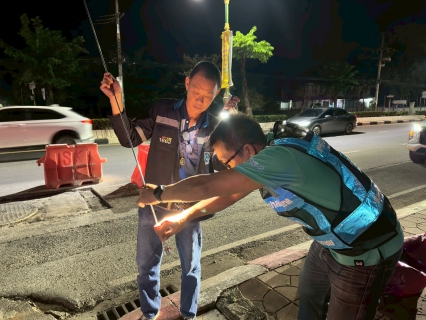 ไฟล์แนบ กปภ.สาขากาญจนบุรี ลงพื้นที่ ทำ Step Test ค้นหาท่อแตกรั่ว ลดปัญหาการเกิดน้ำสูญเสีย 