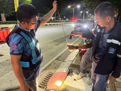 ไฟล์แนบ กปภ.สาขากาญจนบุรี ลงพื้นที่ ทำ Step Test ค้นหาท่อแตกรั่ว ลดปัญหาการเกิดน้ำสูญเสีย 