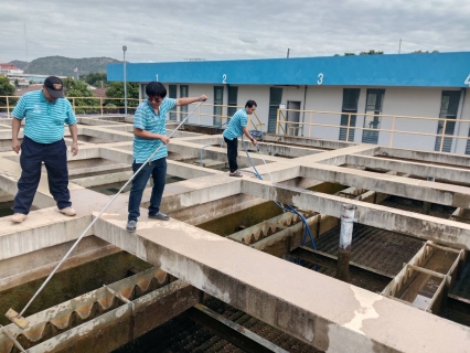 ไฟล์แนบ กปภ.สาขากาญจนบุรี ทำกิจกรรมล้างถังตกตะกอน โรงกรองน้ำขนาด 600 ลบ.ม./ชม. สถานีผลิตน้ำแม่ข่ายกาญจนบุรี