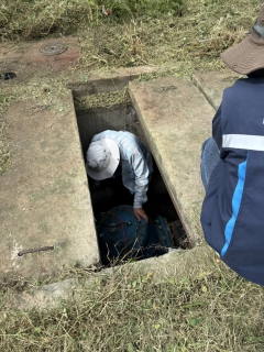 ไฟล์แนบ กปภ.สาขาท่ามะกาลงพื้นที่ตรวจสอบและทำความสะอาดตู้ DMA